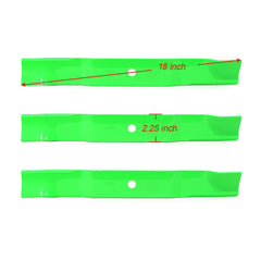 STILEALUS single blade top view with dimensions for accurate fitting