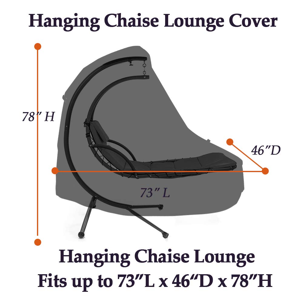StorMaster lifestyle patio scene keeping chaise lounge clean and ready to use