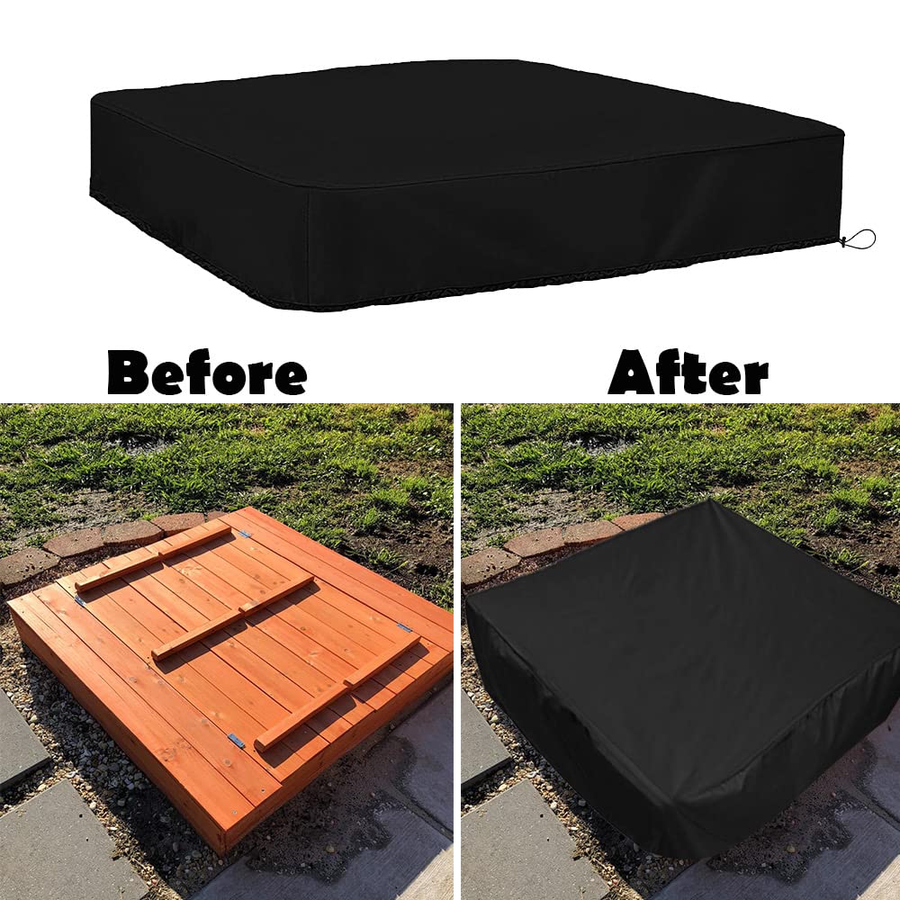 StorMaster cover beside ruler showing 47x47in size for accurate fit