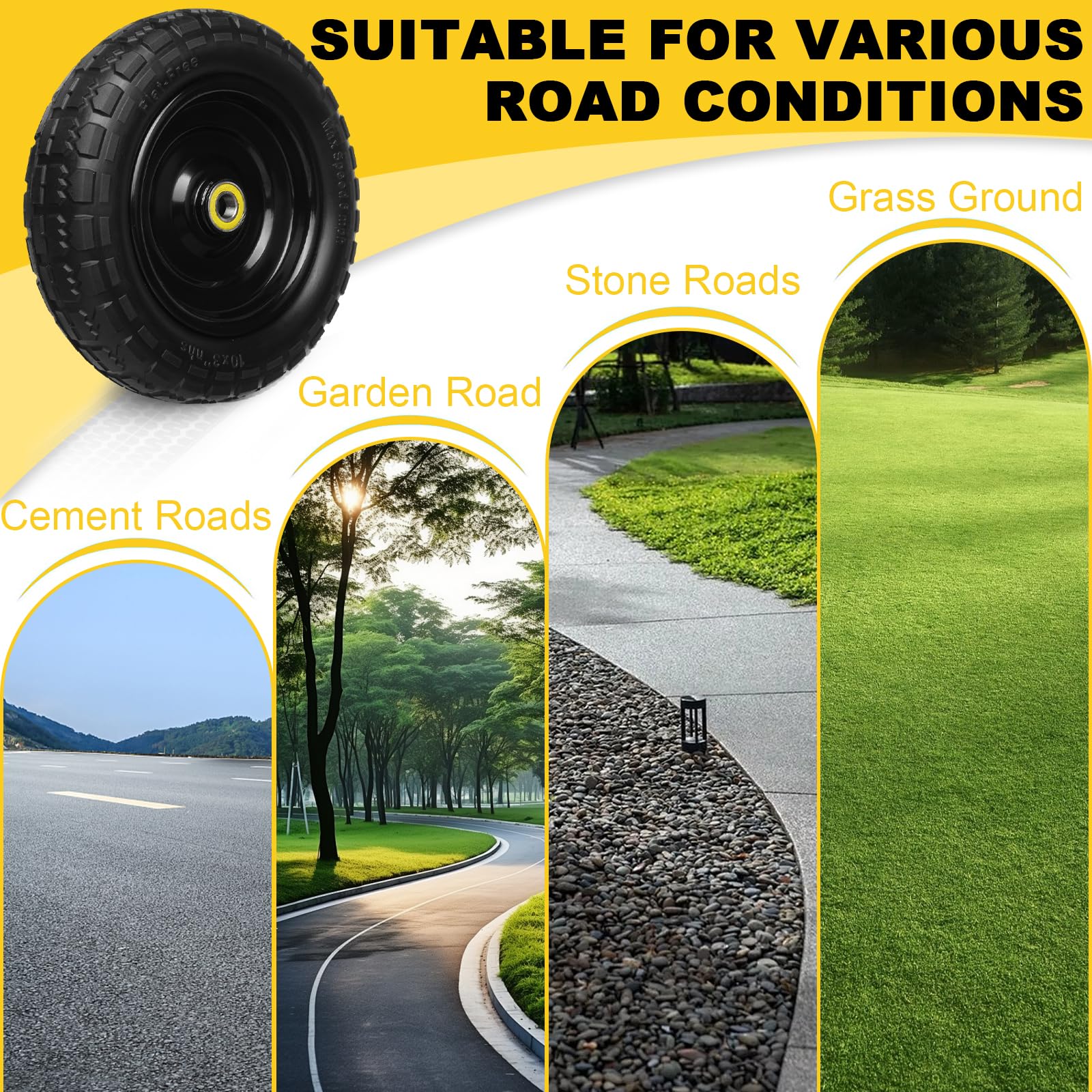 Storystore tire next to ruler illustrating 13-inch size and accurate fit benefit