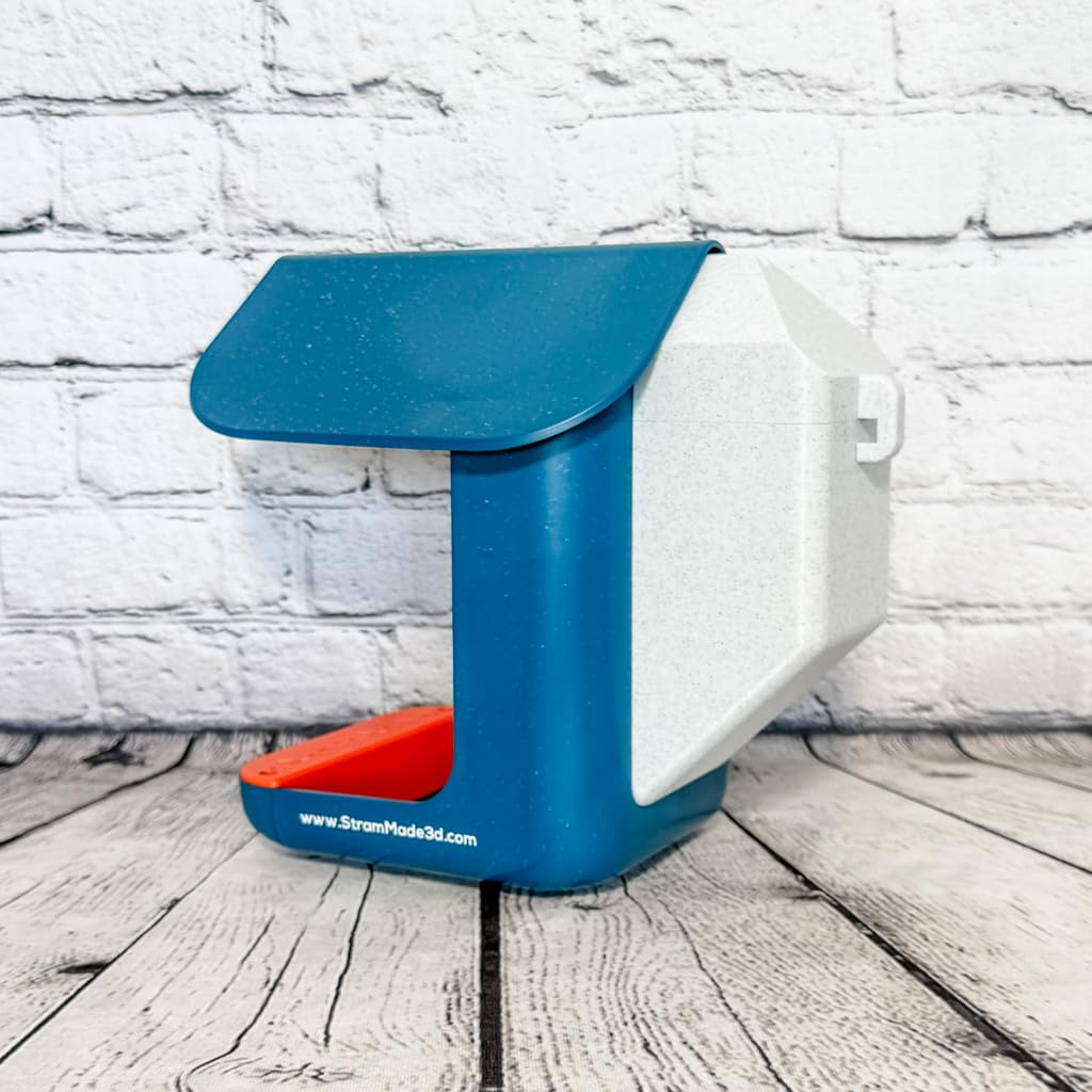 StramMade scale comparison in hand showing size and easy handling for installation