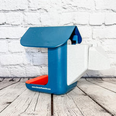 StramMade side profile mounted on Bird Buddy feeder preserving camera view and function