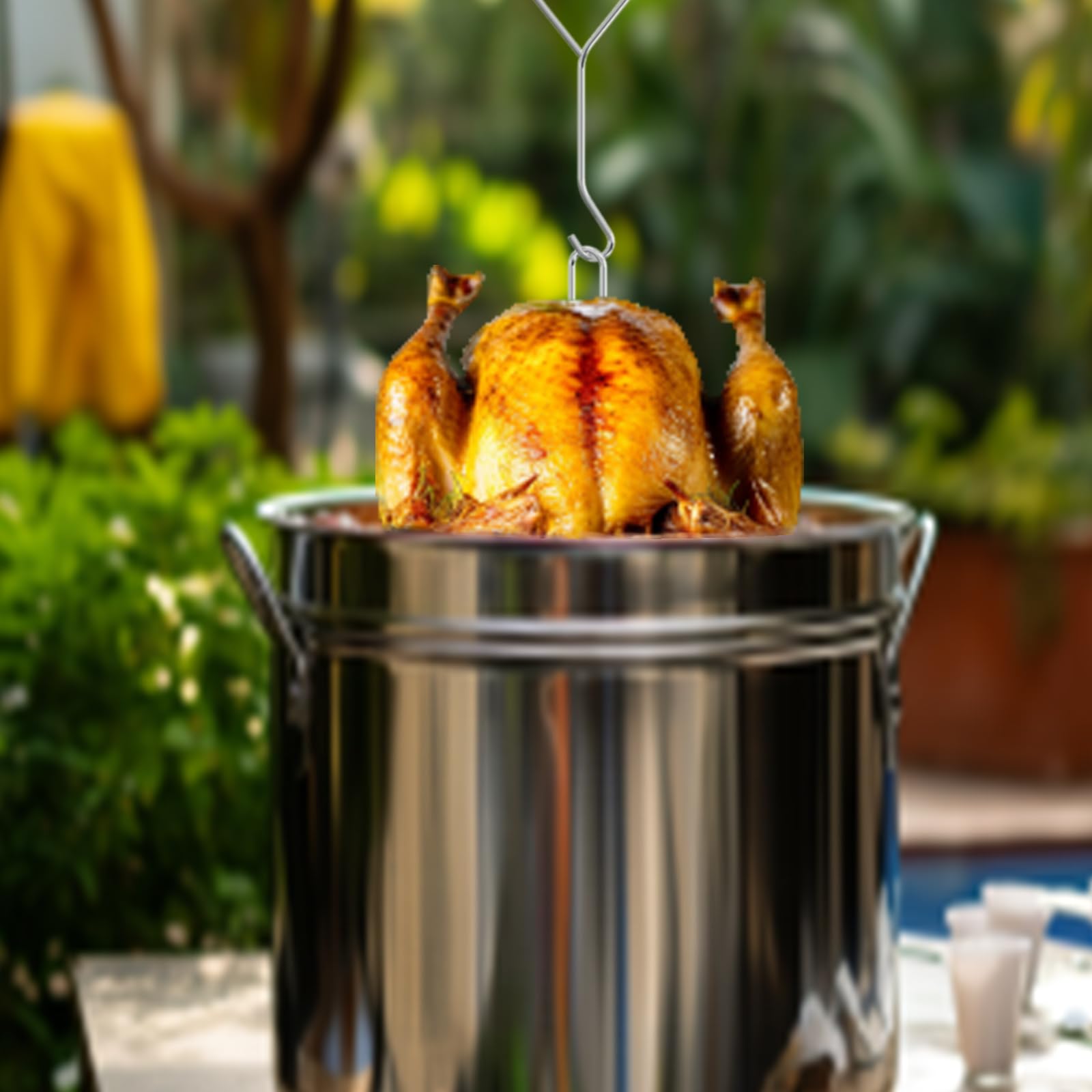 STRAODTIC kit inside a backyard grill showing convenient outdoor cooking advantage