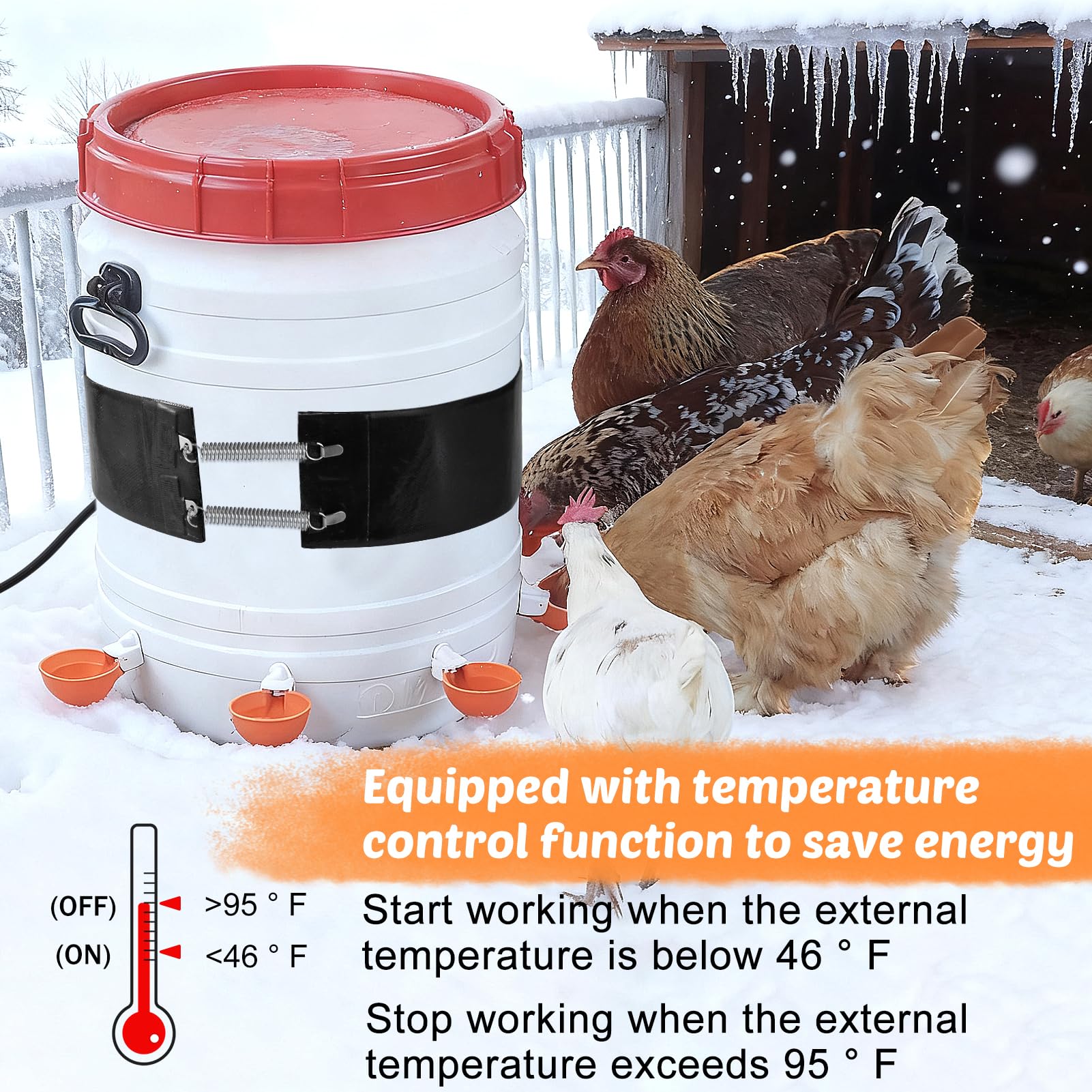 Strdfeve cold-resistant adhesive backing for secure mounting