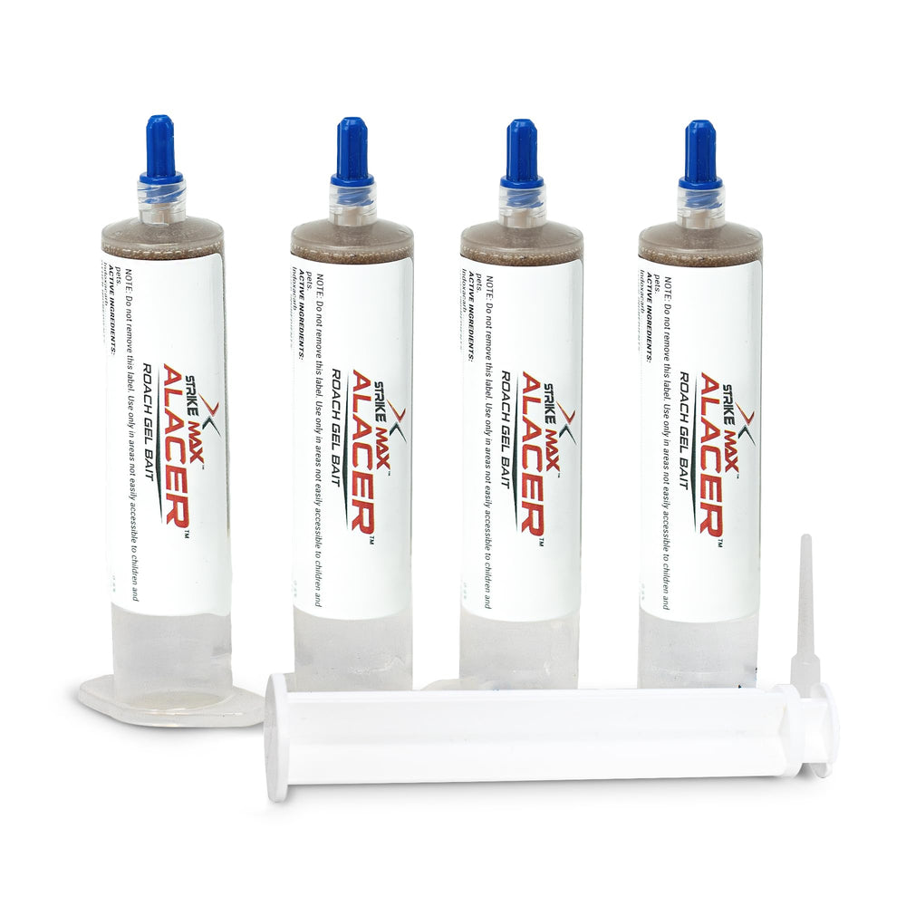 Strike Max Alacer front packaging showing four gel tubes and product benefit