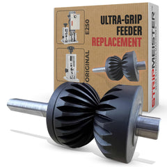 STRIPMEISTER front view of Ultra-Grip feeder showing improved traction benefit