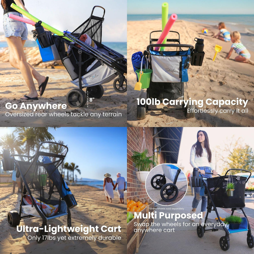 Strolee removable carrying bag attached for quick transport and packing