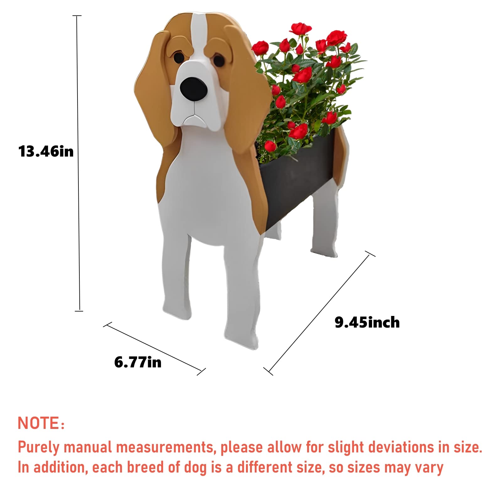 strolfay beagle closeup showing PVC texture and durable finish benefit