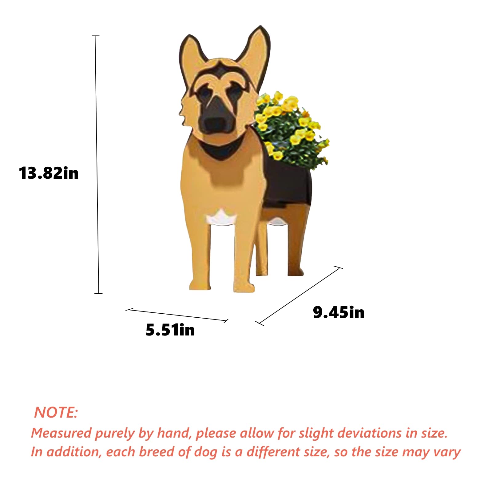 strolfay German Shepherd side profile displaying realistic dog silhouette and balance