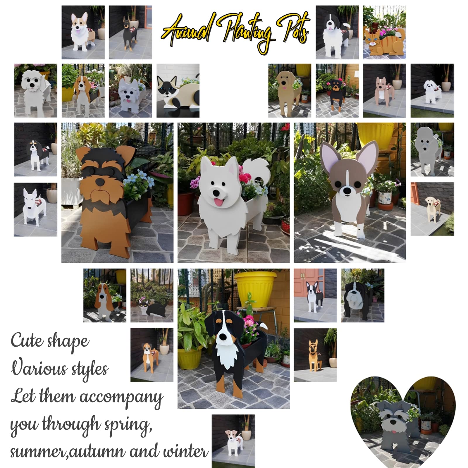 strolfay Scottish Terrier planter placed on windowsill adding character and space-saving benefit