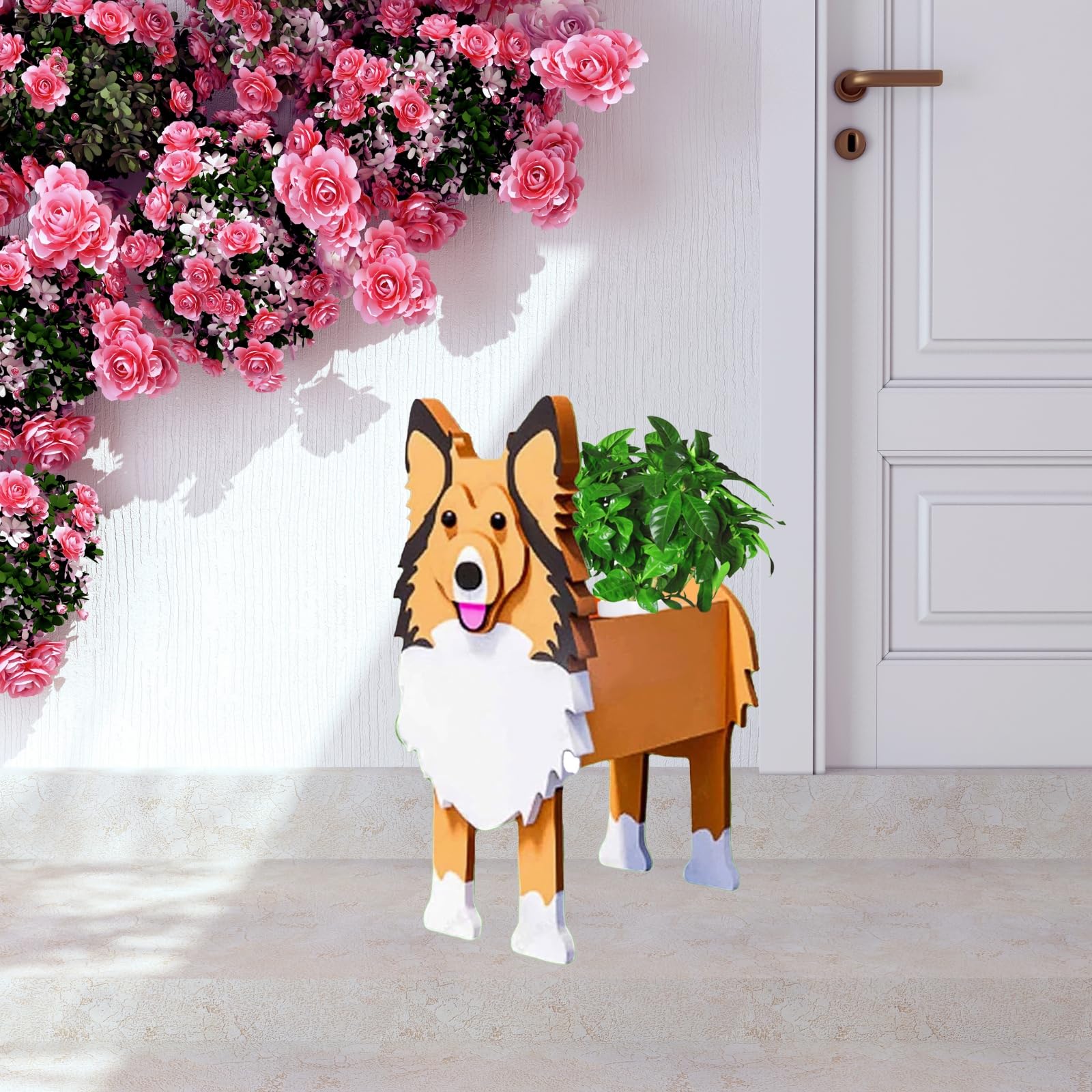 strolfay Sheltie close-up of PVC texture showing durable fade-resistant finish