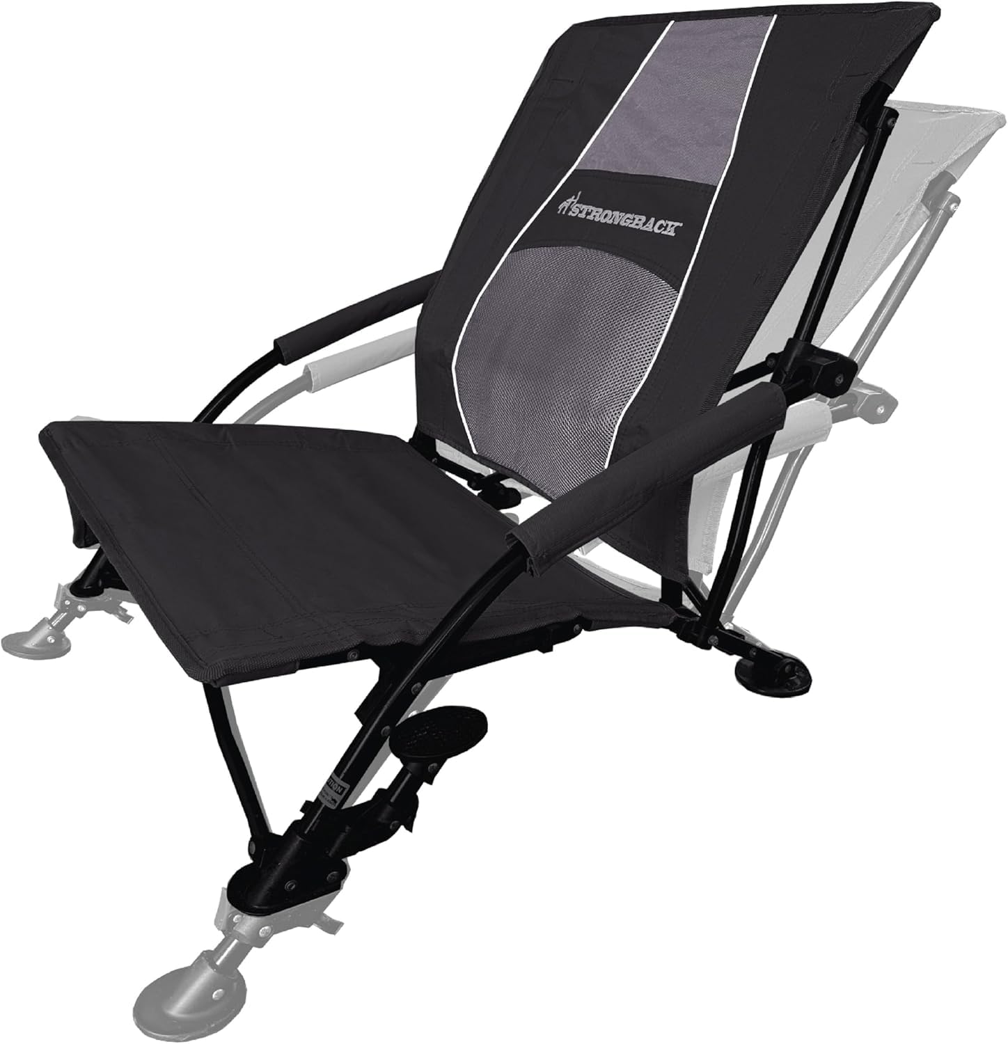 STRONGBACK front view showing low-profile ergonomic design and stable seating