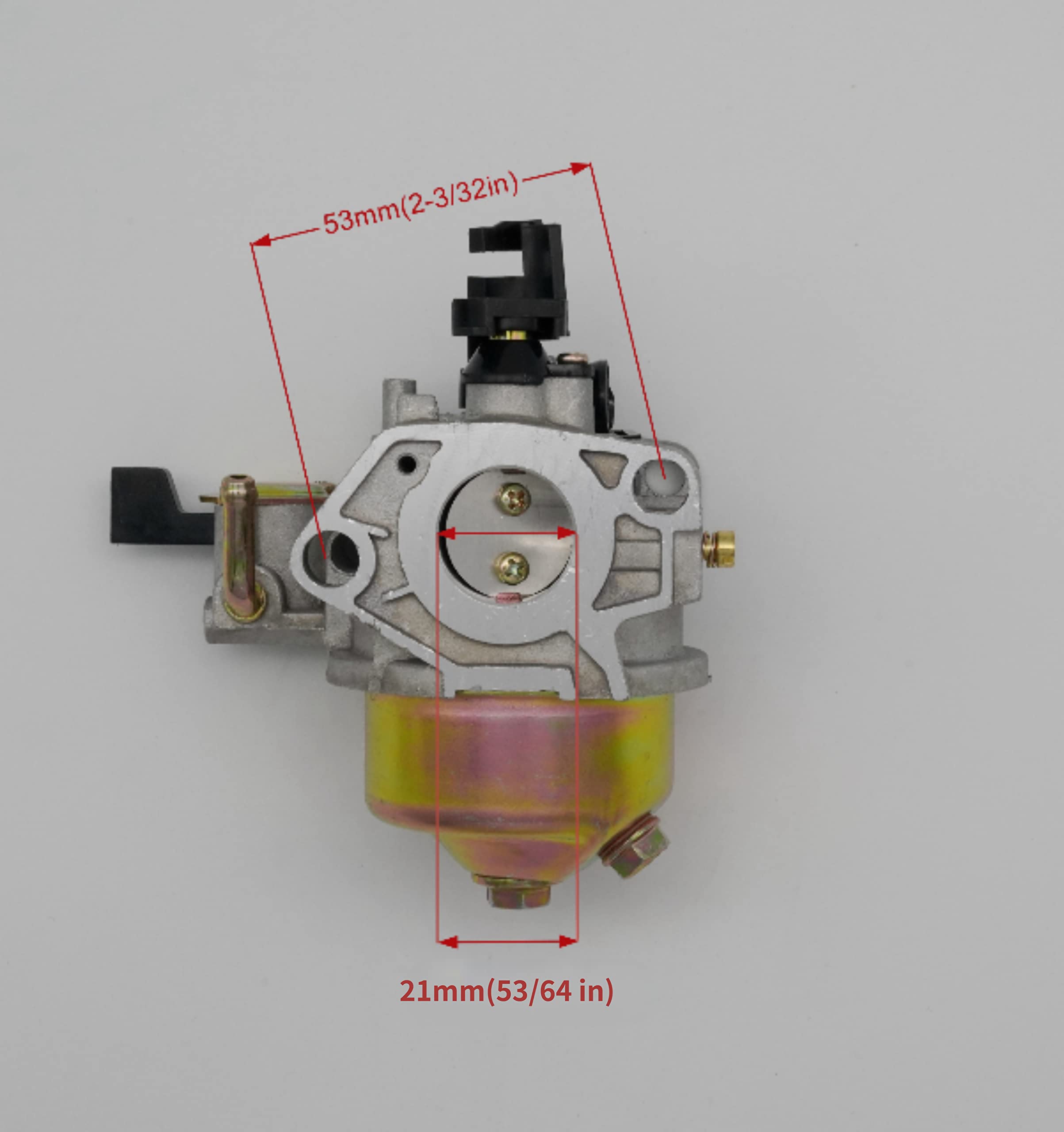 Strongthium carburetor close-up highlighting mounting points and jets for easier replacement