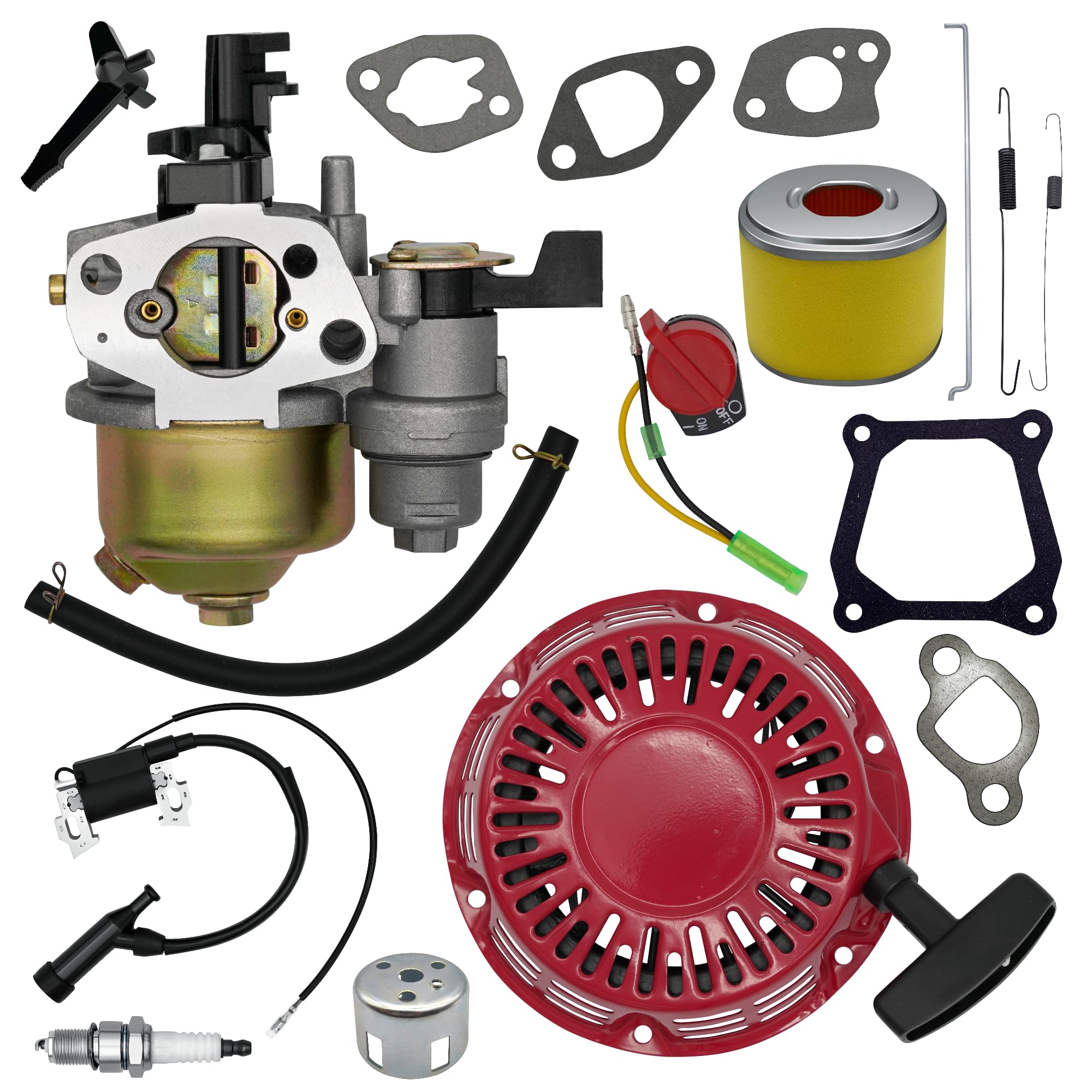 Strongthium carburetor front view showing replacement fit and improved fuel control