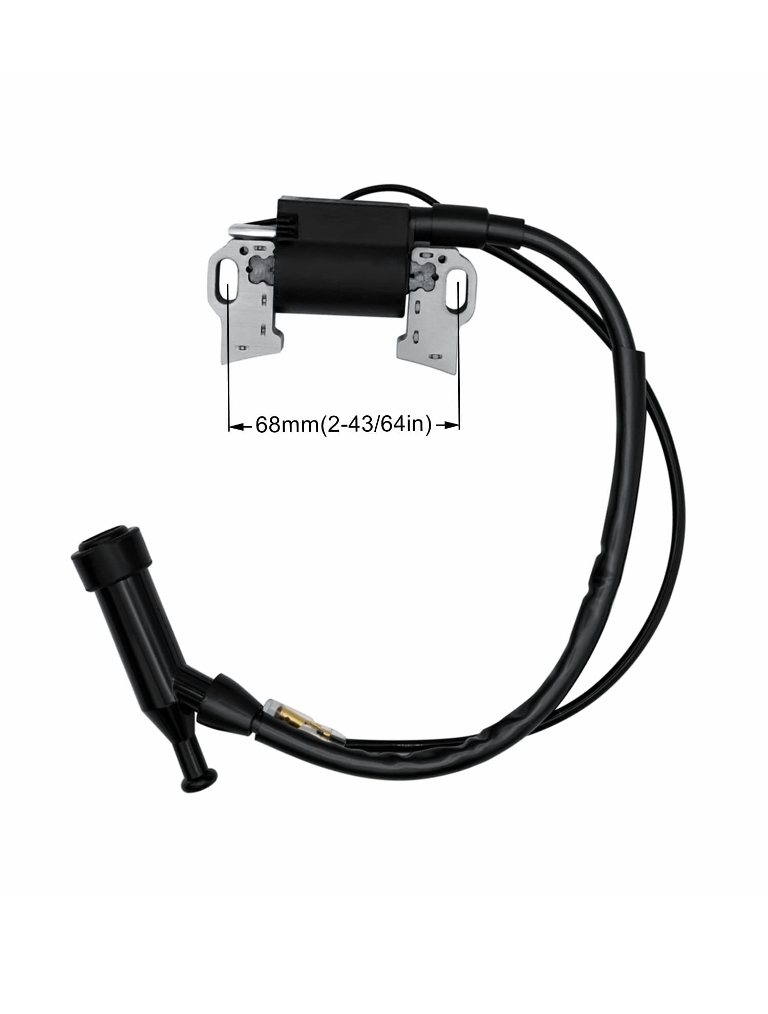 Strongthium ignition coil and F6TC spark plug together to improve spark and starting performance