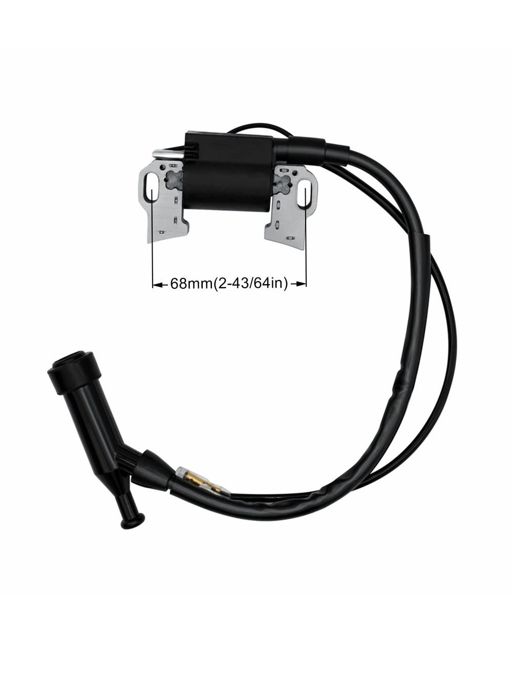 Strongthium ignition coil and F6TC spark plug together to improve spark and starting performance