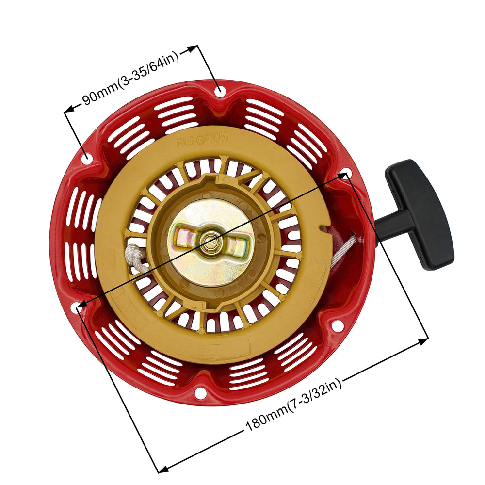 Strongthium recoil pull cord assembly displayed to illustrate restored starting reliability