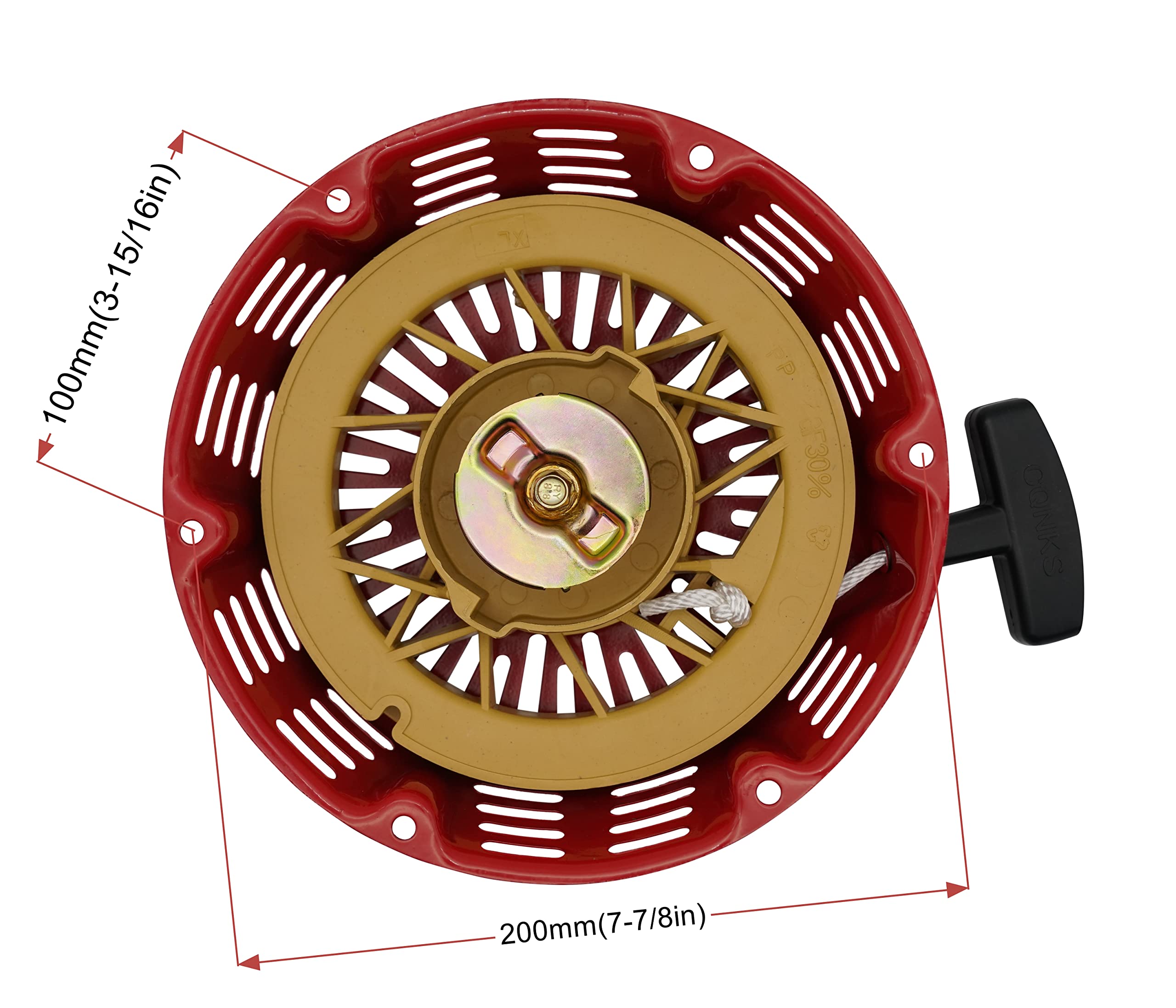 Strongthium recoil pull assembly detail showing reliable starting benefit
