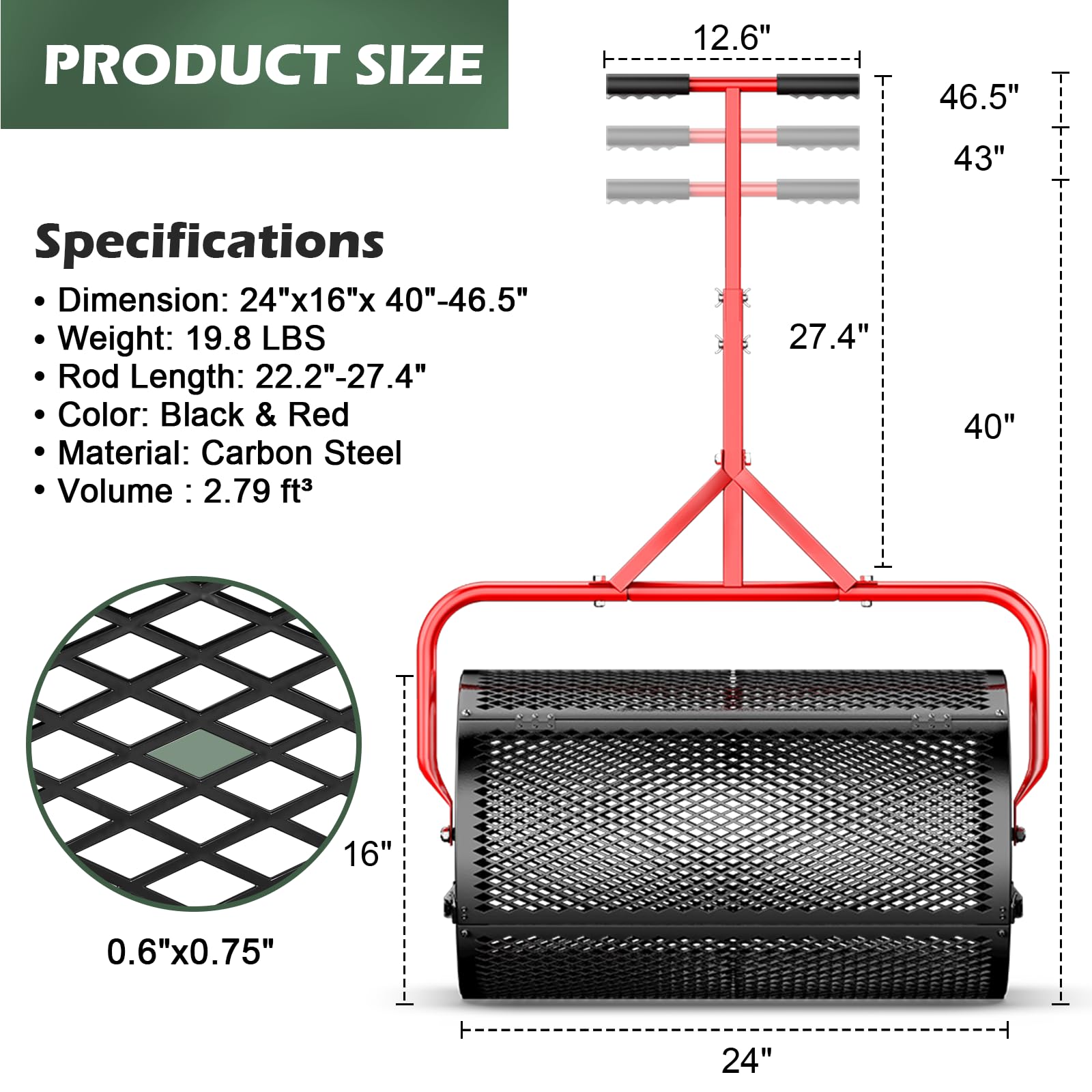 Sturdon adjustable non-slip T-handle grip offering comfort and better control during use