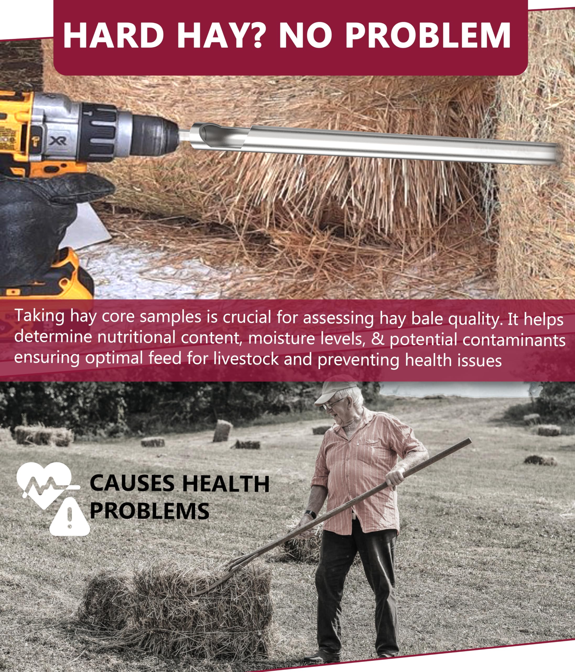 sturdyshape shaft and handle detail for durable operation