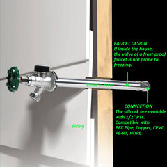 STYDDI 3/4" MHT outlet thread detail enabling standard hose compatibility