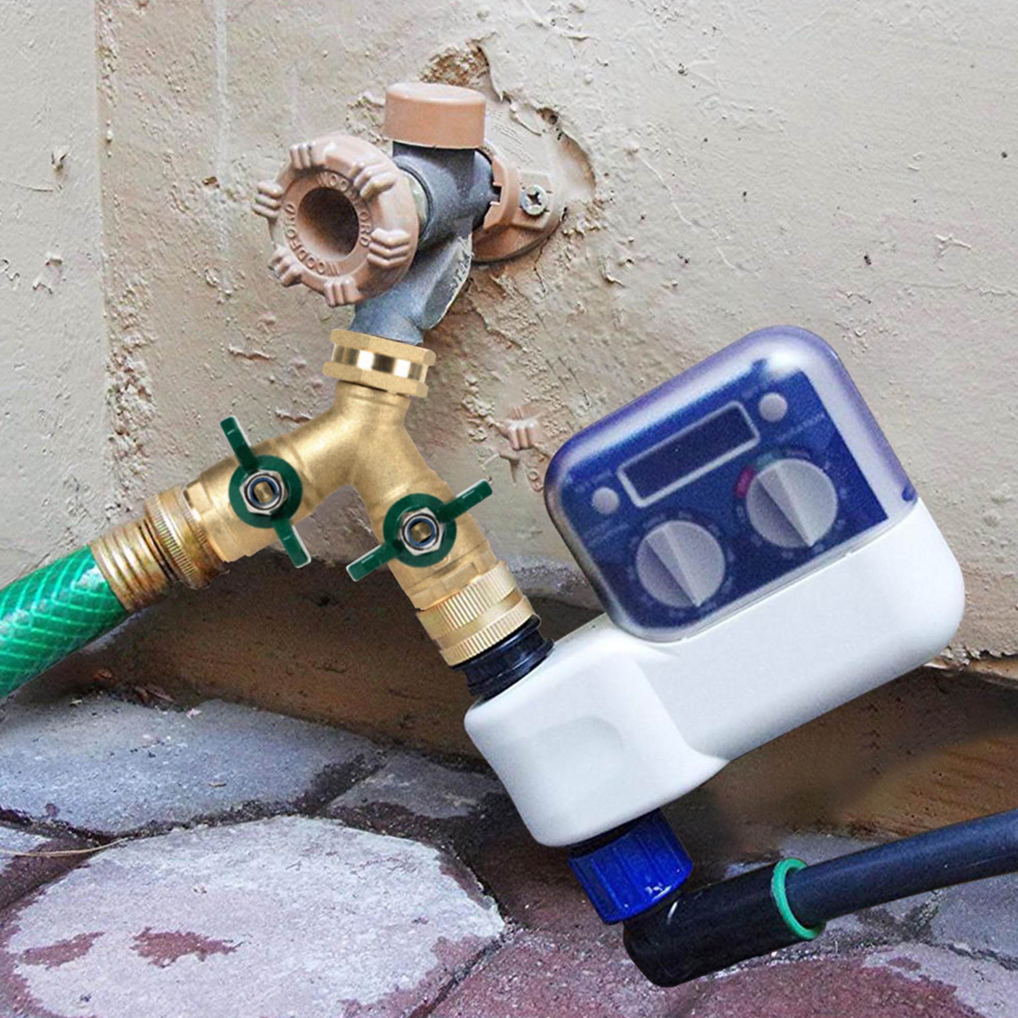 STYDDI delivering water to two hoses to maintain high simultaneous flow