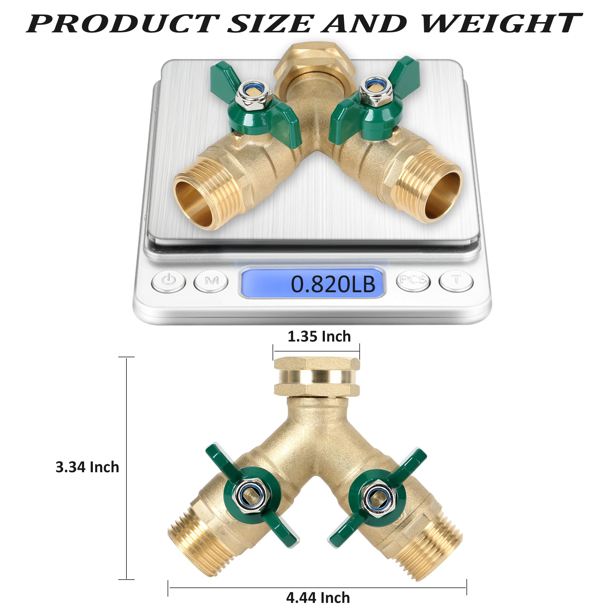 STYDDI detailed female threads ensuring secure, drip-free hose connection