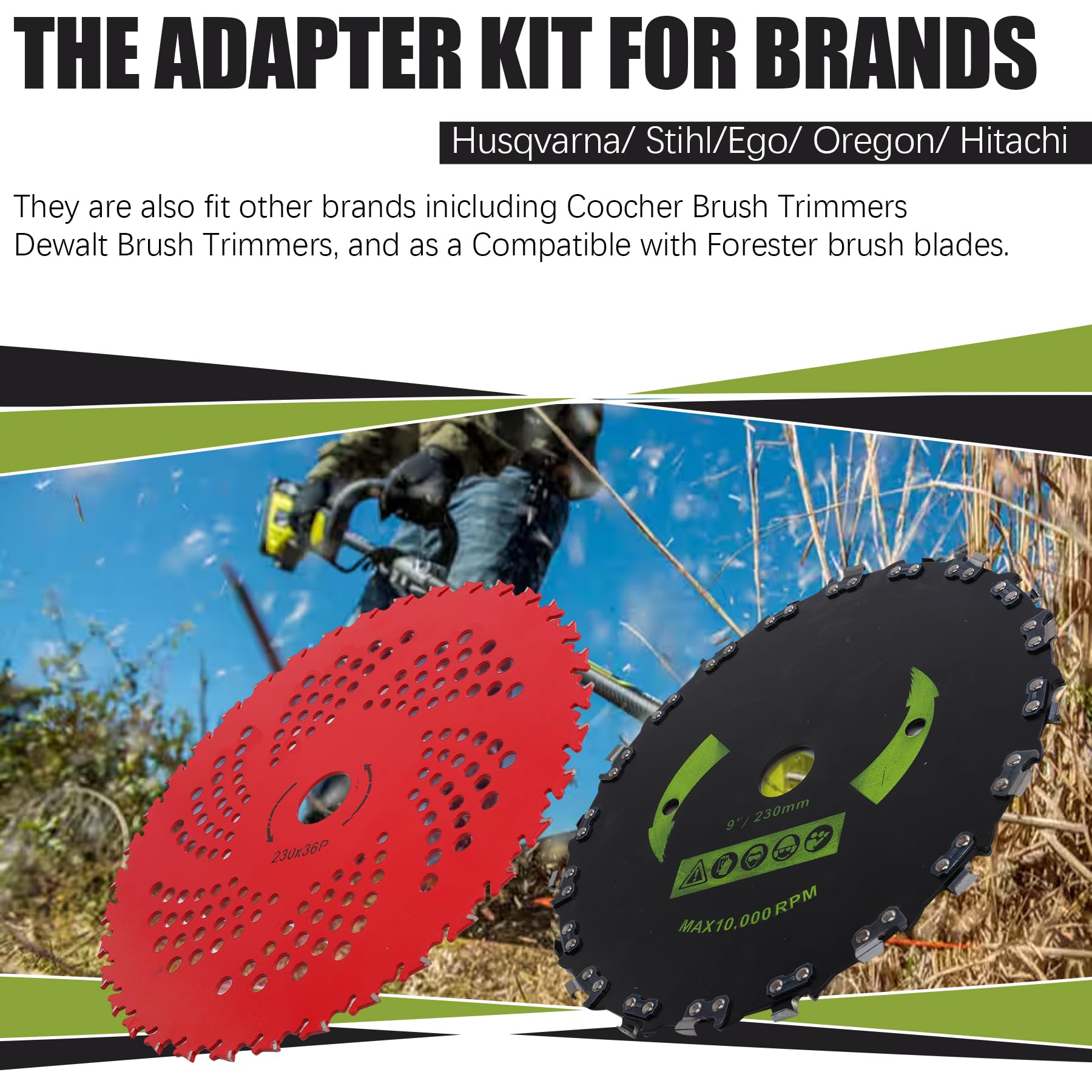Stylemafia adapter kit hardware spread showing included washers nuts and tools for easy installation
