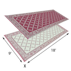 Stylish Camping folded mat in included carry bag for easy transport and compact storage benefit