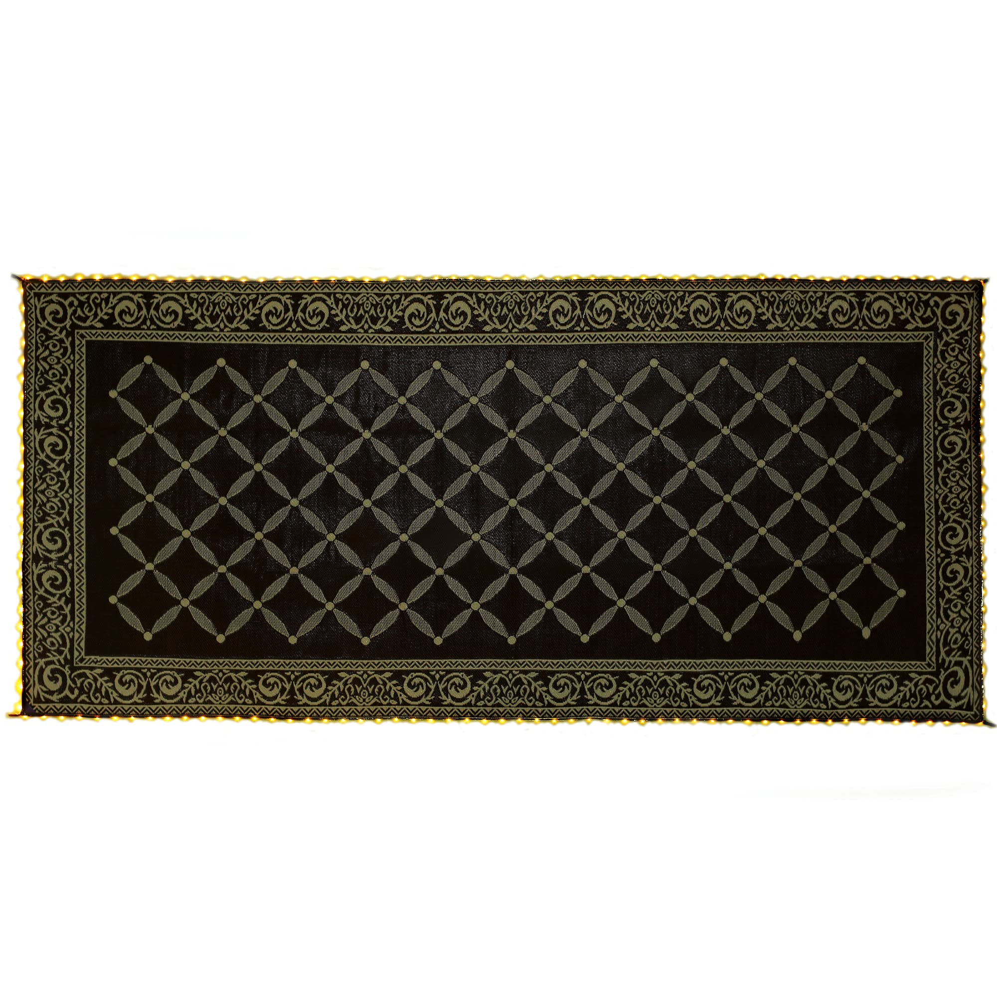 Stylish Camping woven texture closeup demonstrating quick-dry breathable polypropylene