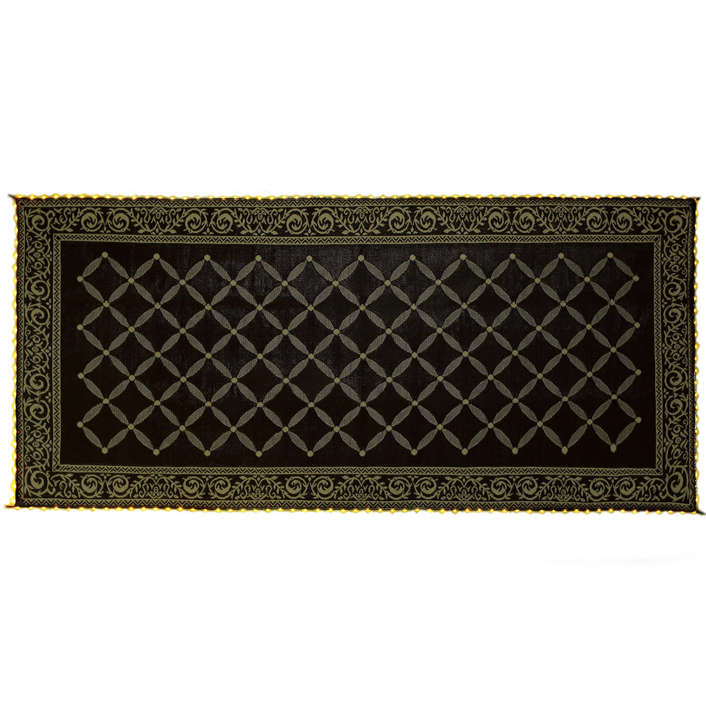 Stylish Camping woven texture closeup demonstrating quick-dry breathable polypropylene
