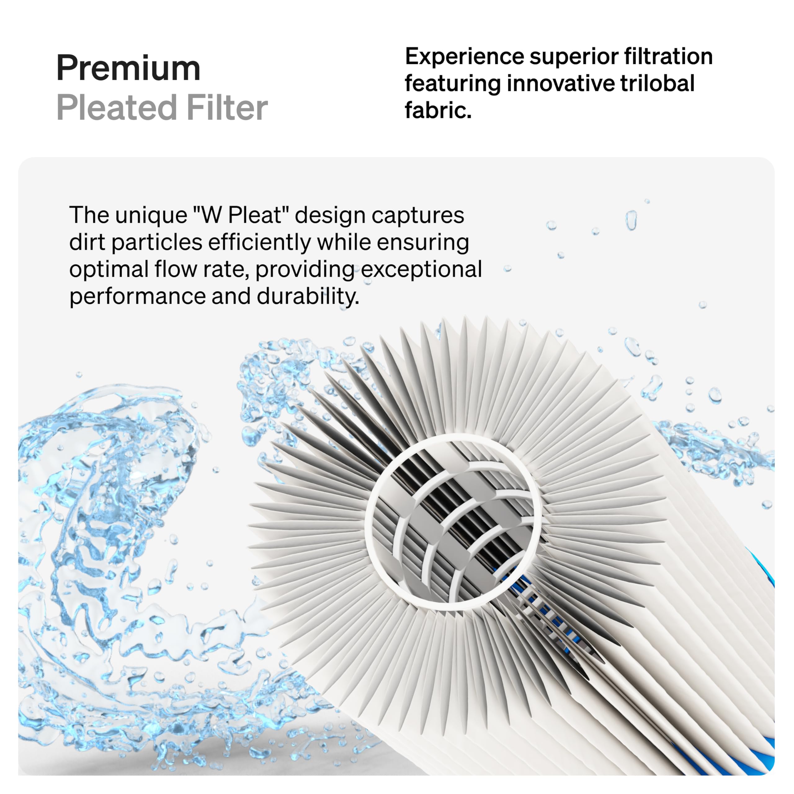 Submerge Ice Bath filter installed in 10-inch housing demonstrating quick install and protected pump benefit