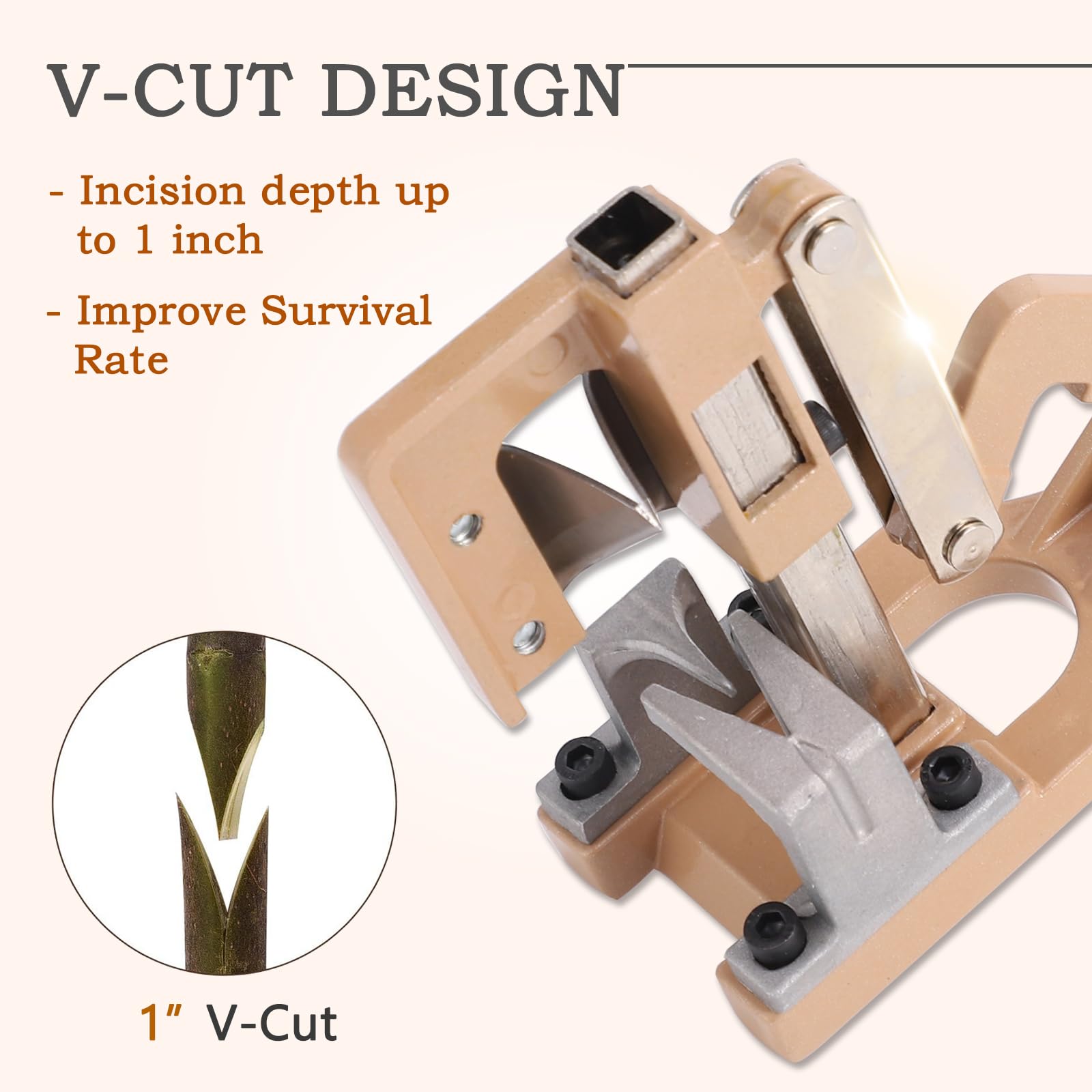 SUCA anti-slip ergonomic handle detail for comfortable grip