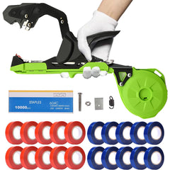 SUCA plant tying machine front view showing compact design and easy grip for faster tying