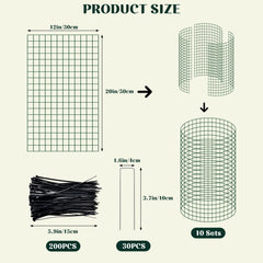 succulentlovers close-up of 0.98-inch metal mesh highlighting durable rust-resistant finish