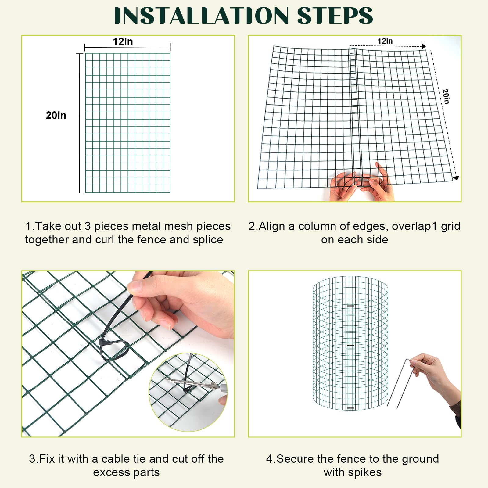 succulentlovers zip ties and connector pieces, easy tool-free assembly and customization