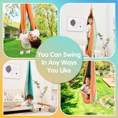 SUCHDECO swing hung outdoors showing weather-ready relaxation spot