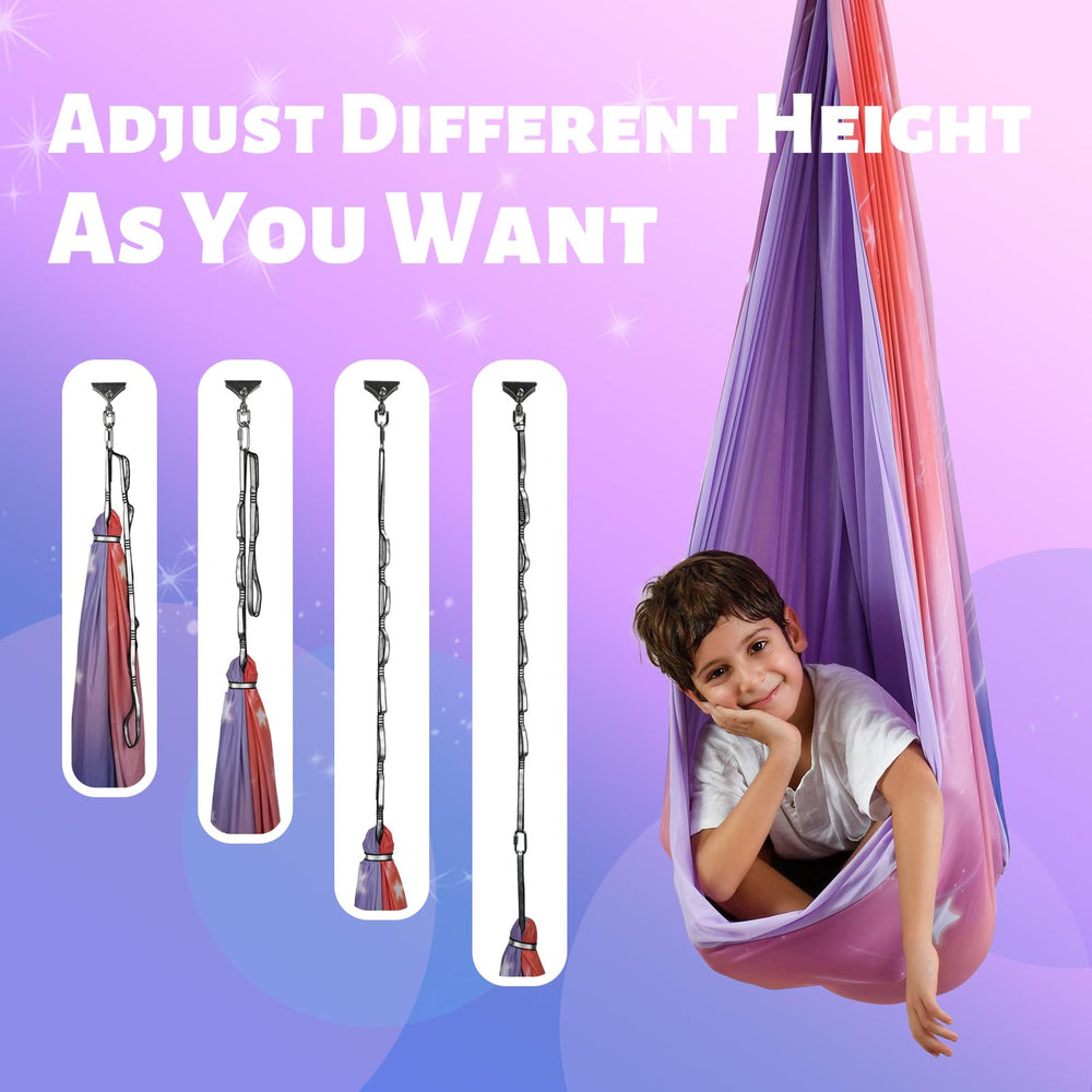 SUCHDECO size comparison with adult to show roomy capacity and support