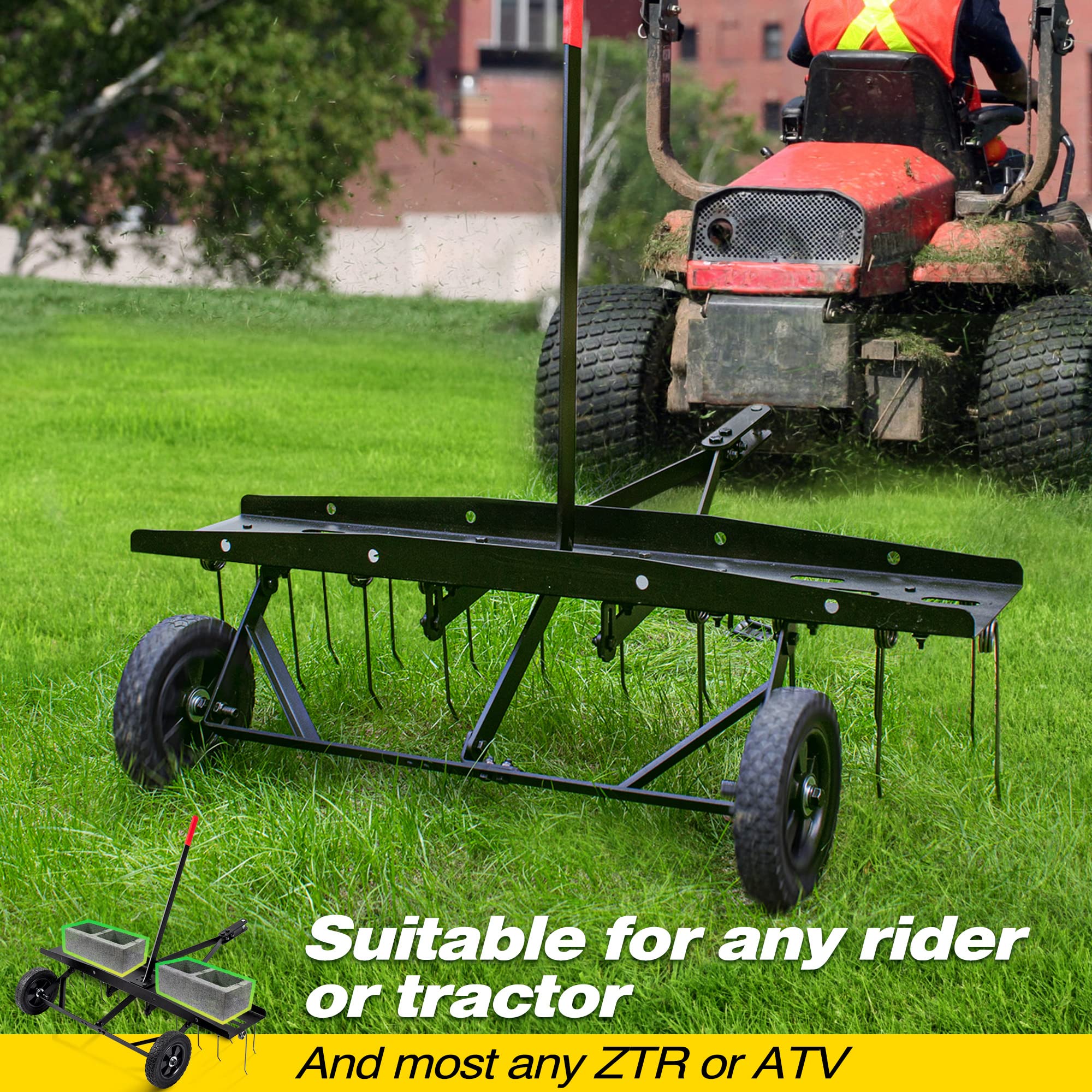 Suchtale wheel and bearing close-up for smooth towing and durability