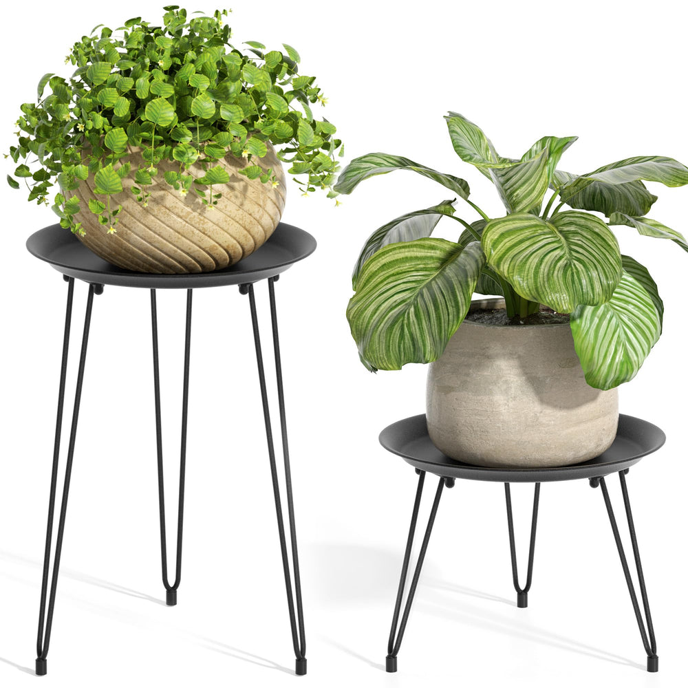 SUEH DESIGN front view of plant stand showing stable shape and modern style
