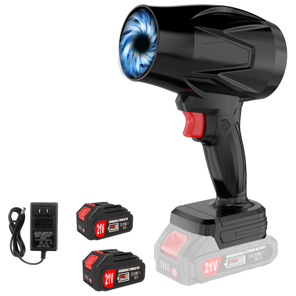 SUIDEHANZI front view of cordless blower showing compact shape and easy grip