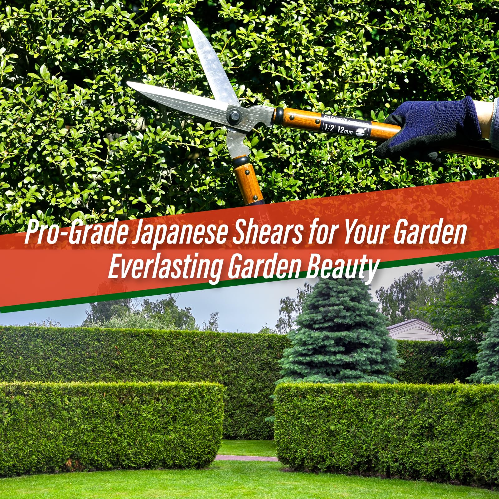 SUIZAN blade close-up highlighting Japanese steel edge for long-lasting sharpness