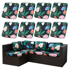 SUKAIKEQA front view of eight-piece cover set showing clean packaging and color options, instant refresh