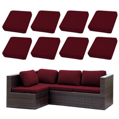 SUKAIKEQA front view of 8PCS cover set showing neat packaging and included pieces
