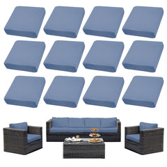 SUKAIKEQA front view of 12-piece cover set showing neat presentation and easy refresh