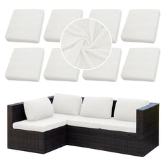SUKAIKEQA front view of eight-piece cover set showing neat packaging and color options