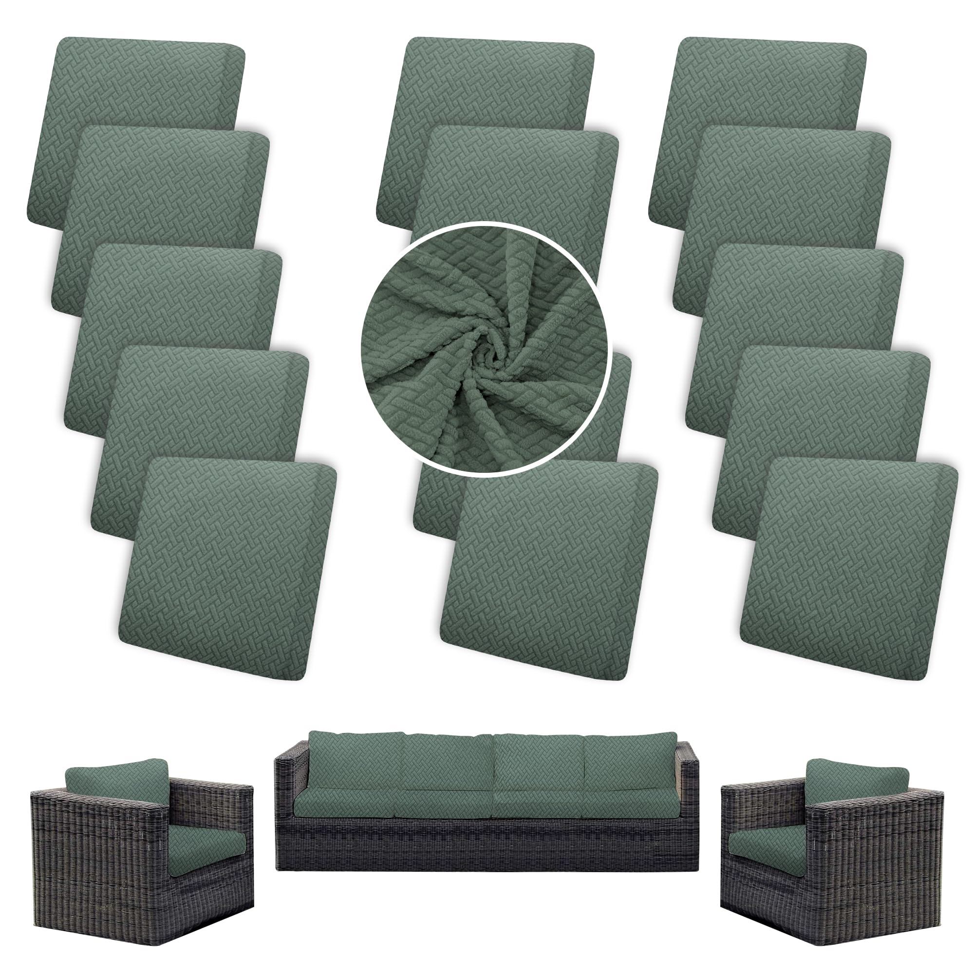 SUKAIKEQA front packaging showing full 14-piece set protecting cushions