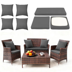 SUKAIKEQA front view of three-piece cover set showing clean styling and protection