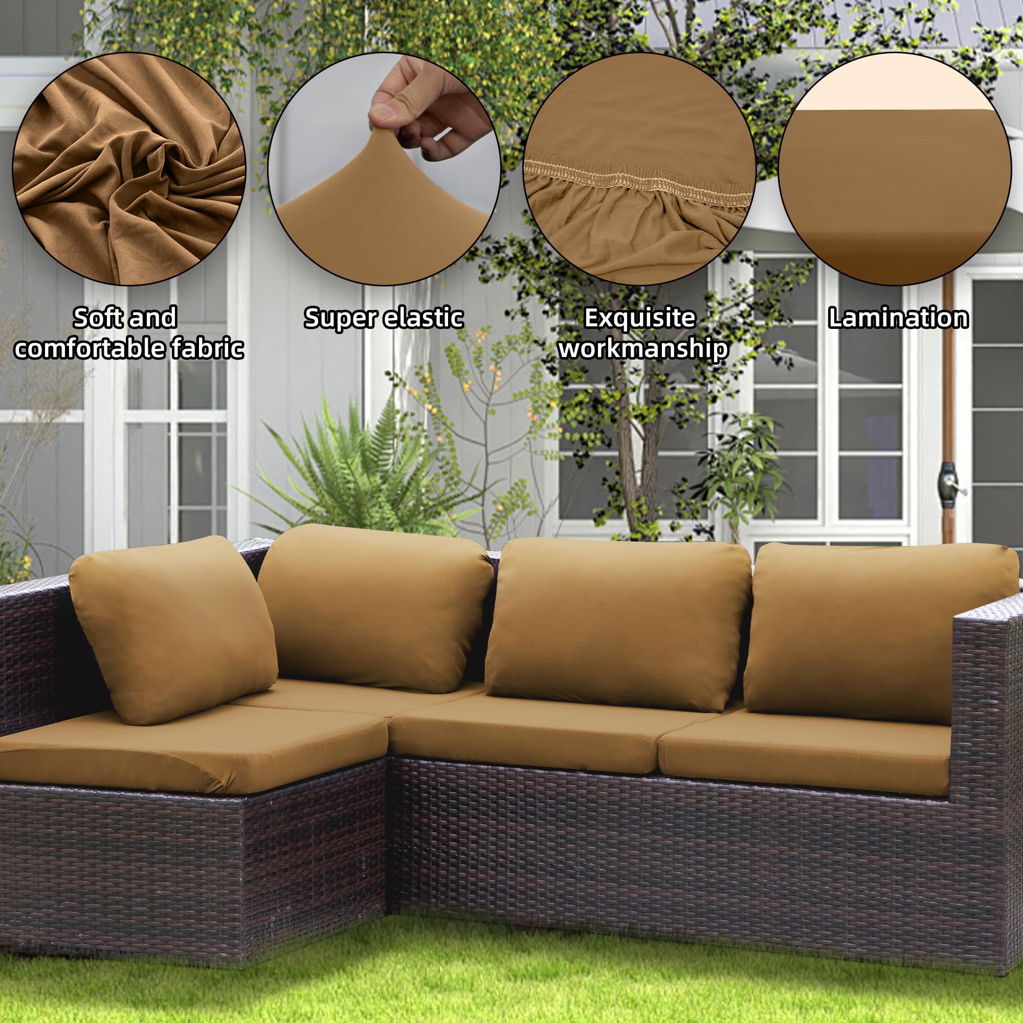 SUKAIKEQA covers in use on patio lounge suggesting instant decor update