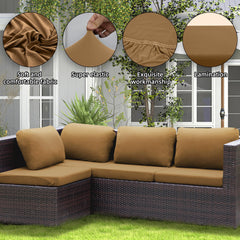SUKAIKEQA covers in use on patio lounge suggesting instant decor update